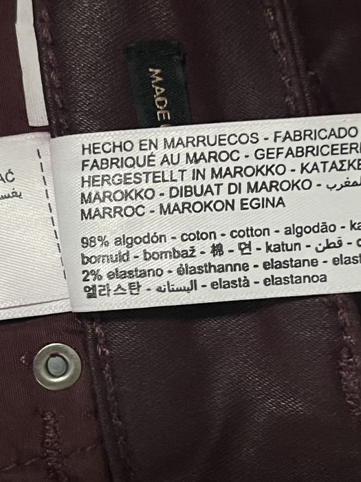 Spodnie w kolorze ciemnego fioletu, Massimo Dutti