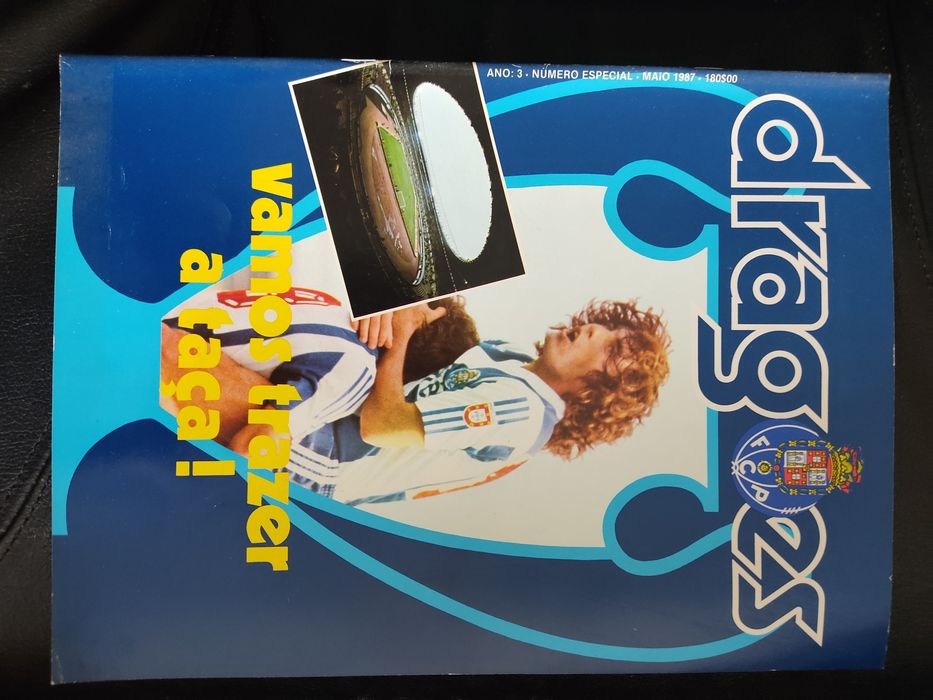 Revista especial Dragões FC Porto Bayern final taça campeões 1987