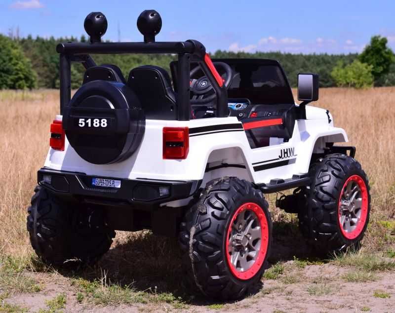 Auto samochód pojazd na akumulator JEEP 4x4 opcja bujania buggy autko