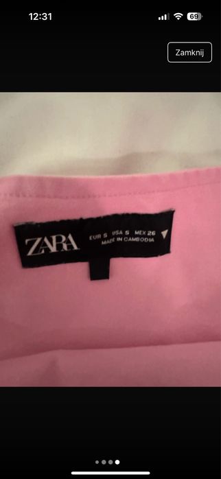 Spódniczka plisowana zeo spodenkami zara