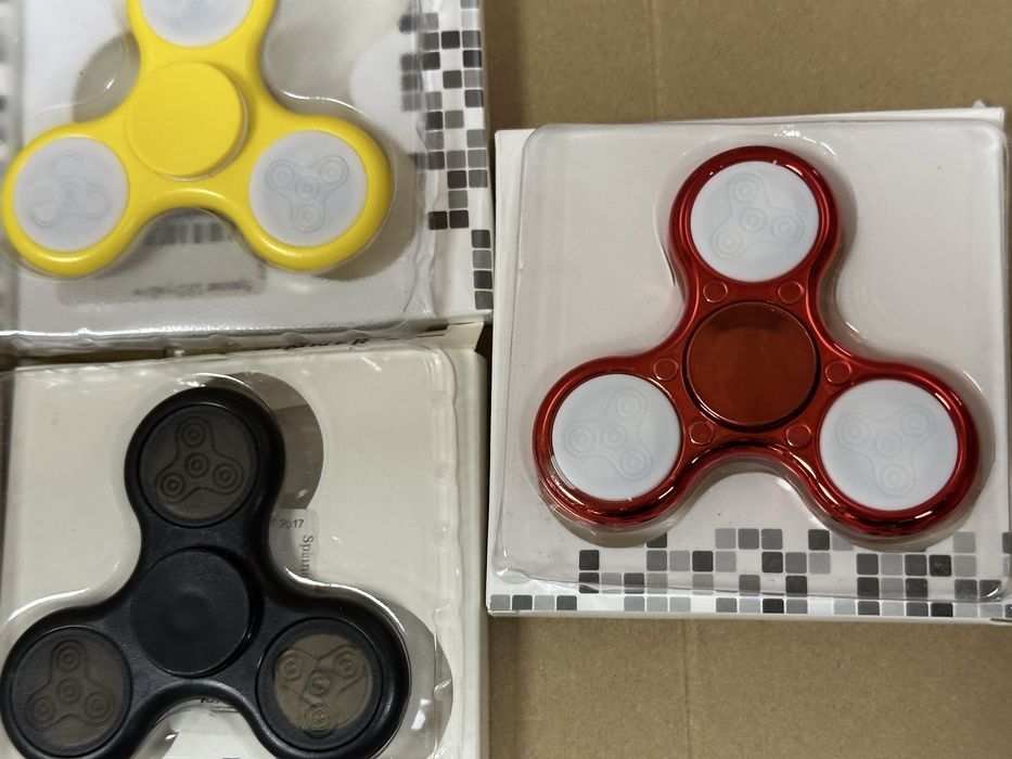 3D SPINNERS, Спинери LED, RGB, MIX METALL, Новые и высокого качества