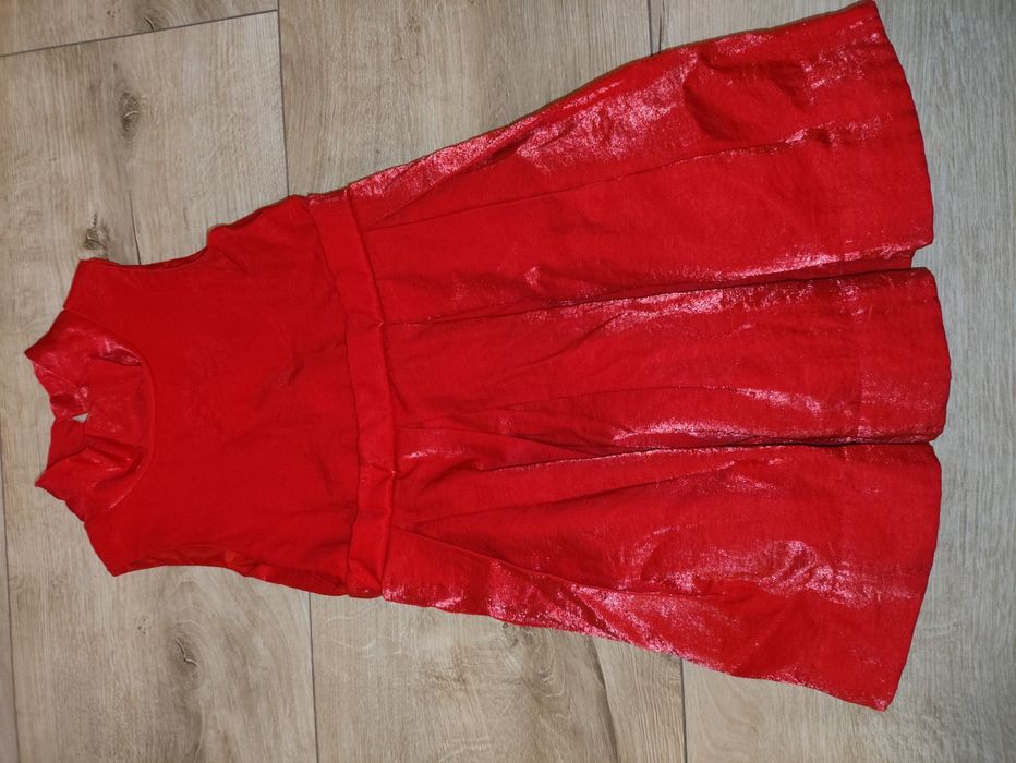 Sukienka czerwona 122 Holly & Whyte 6/7 lat święta bal