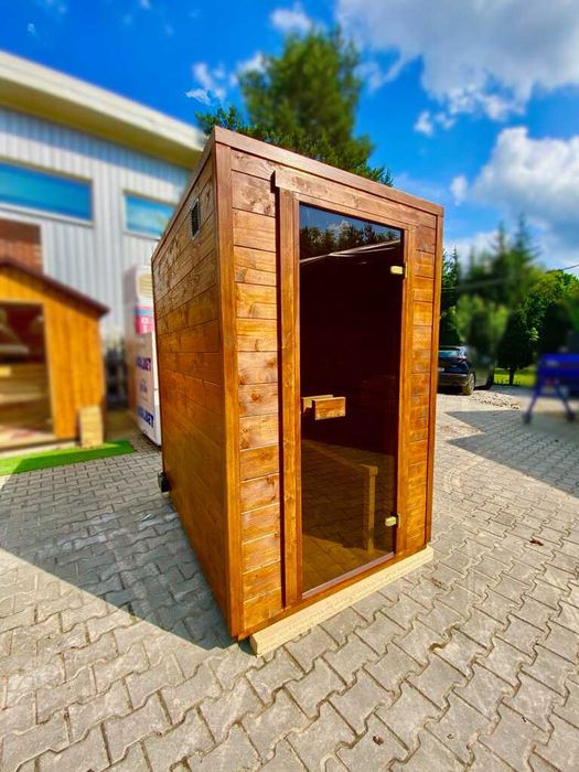 Sauna Sucha - Ogrodowa - SmartSauna - 2 osobowa, Z piecem!