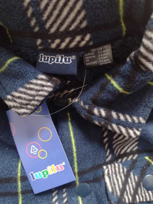 Lupilu Kurtka Koszula overshirt chłopięca w kratkę