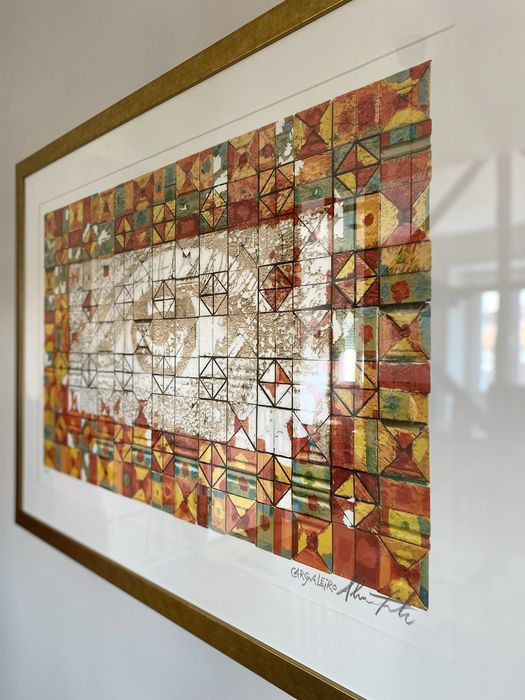 VHILS & MANUEL CARGALEIRO - Litografia Mensagem