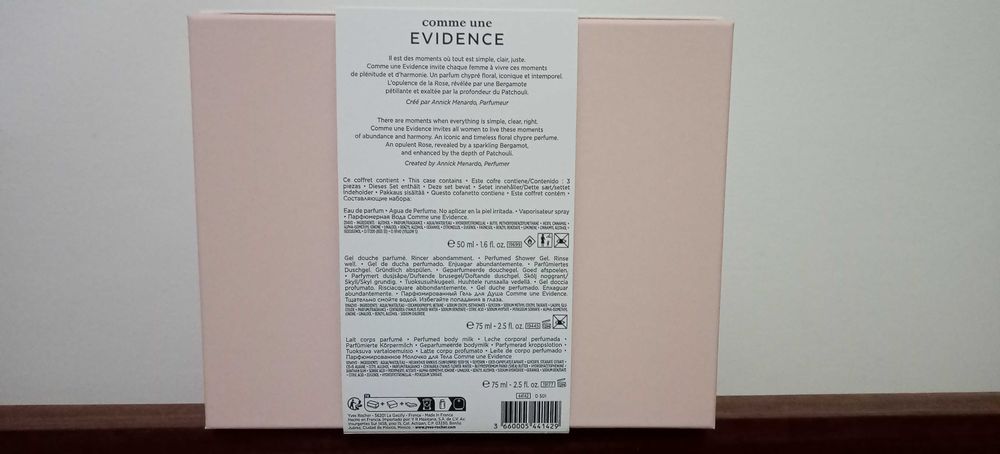 Conjunto evidence Yves rocher