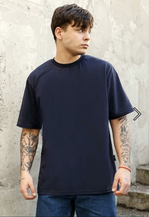 Футболка Staff navy oversize L