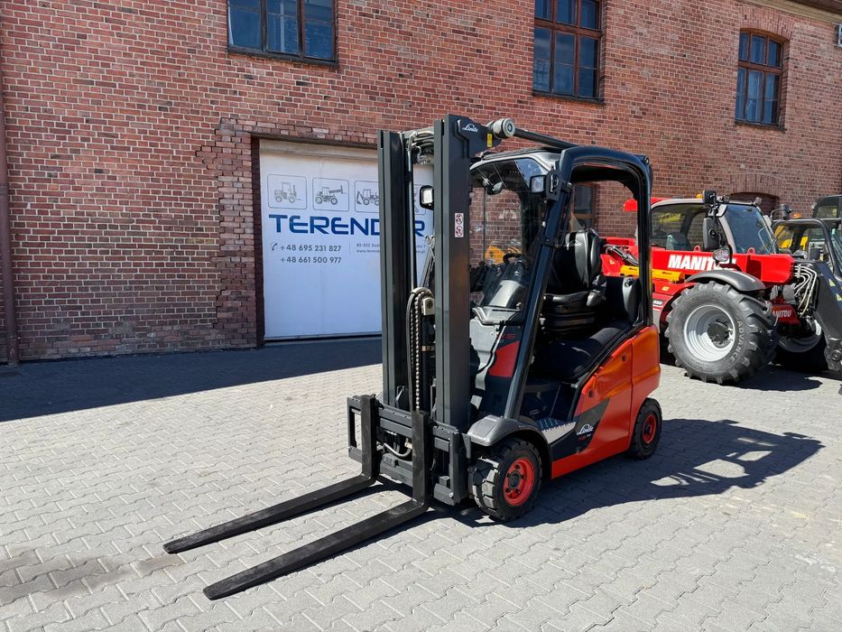 Linde H16T-01  FV23% Import Stan Idealny Po Serwisie LPG Triplex Półkabina