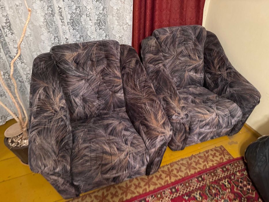 Oddam duży zestaw mebli stylowych PRL regały szafy salon kuchnia