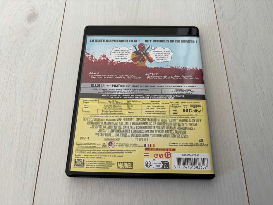 Deadpool 2 4K UHD Blu-ray PL