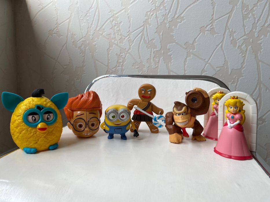 Цена за все Игрушки Mcdonalds Хэппи Милл Minions Nintendo Super Mario
