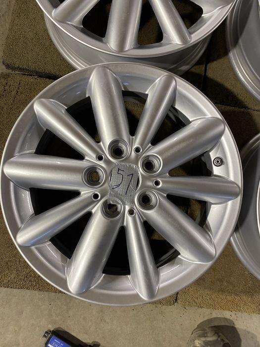 51. Felgi mini cooper 16” 5.5hx16 et46 5x112 kpl wysylam