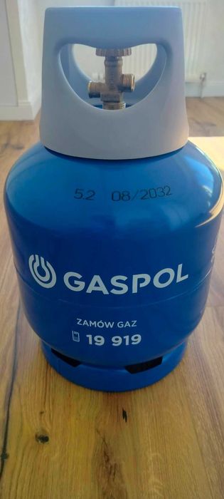 Новий газовий балон Gaspol 19.2л (8кг) + комплект Bradas (редуктор, шланг)