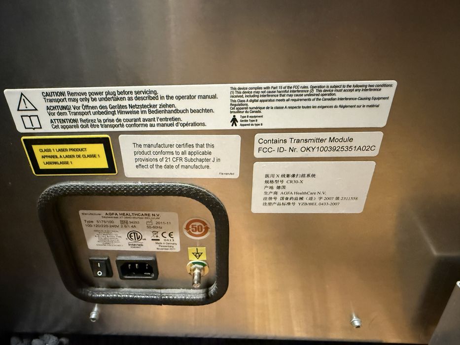 Agfa skaner RTG CR 30-X - zestaw ucyfrowienia pośredniego