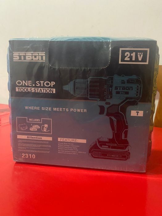 Parafusadora de 21v Nova