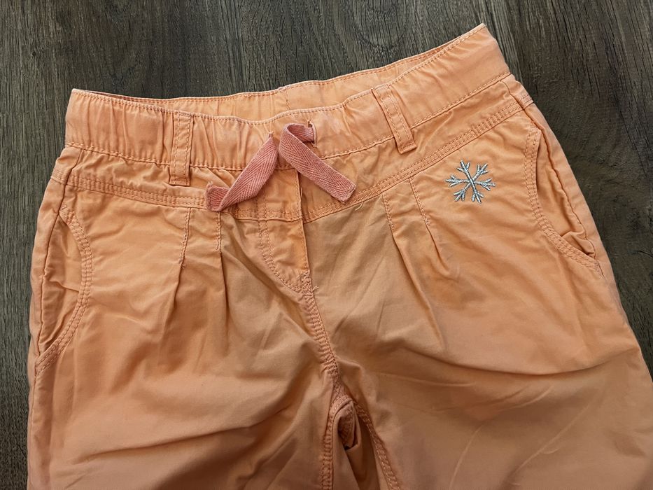 Джоггеры штаны утеплённые С&А на девочку 7-9 лет