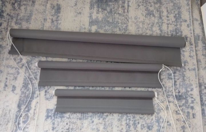 Roleta wewnętrzna kolor grafit/szary 52cm