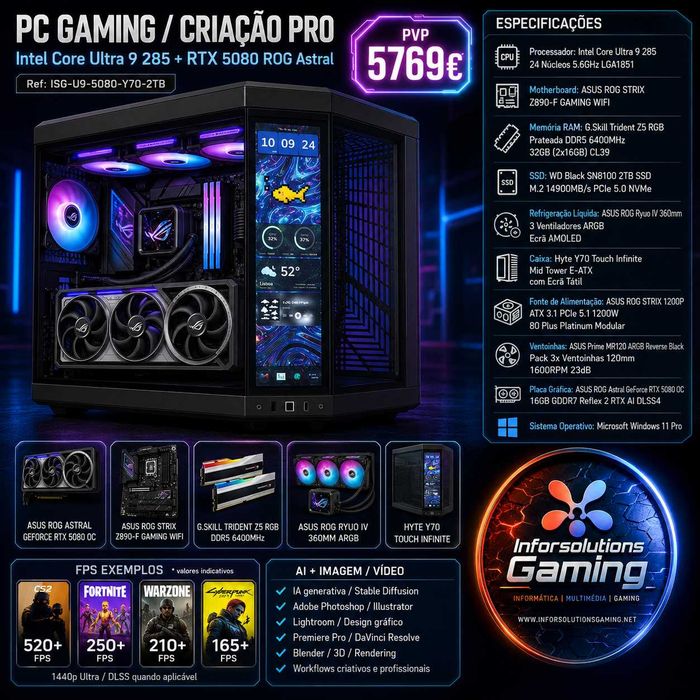 ISG PC Gaming + Criação Pro