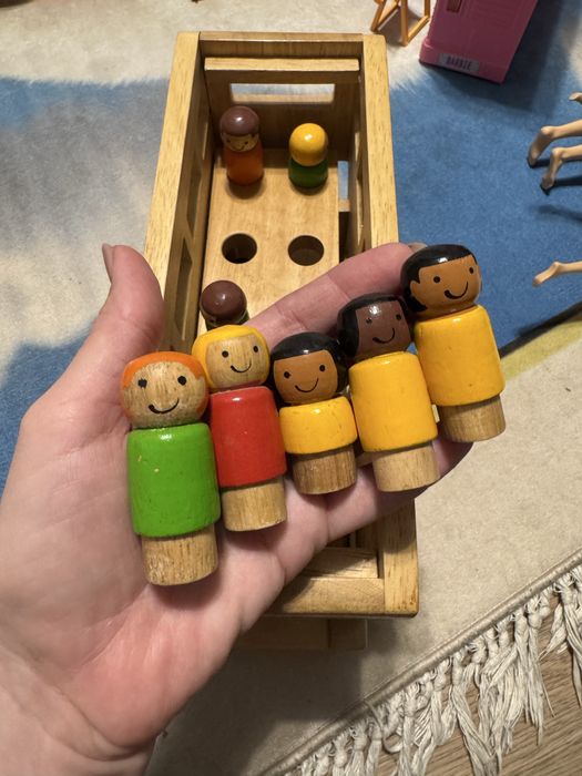 Деревяний великий шкільний автобус вінтажний london bus