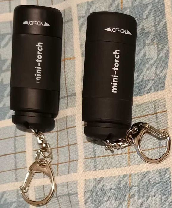 Светодиодный микро фонарик USB (брелок-фонарик) водонепроницаемый