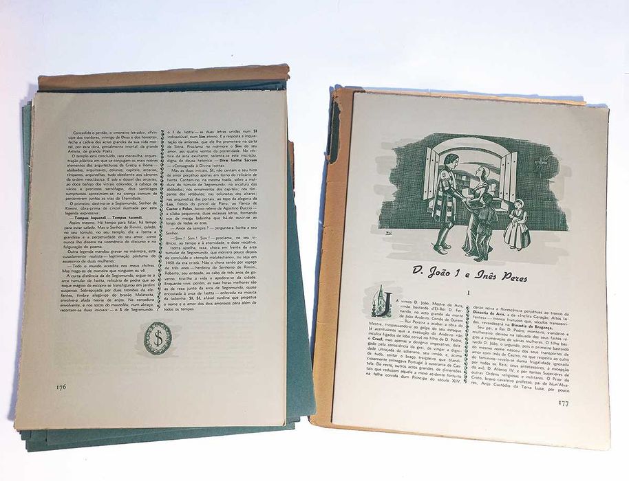 Fascículos da Obra "Favoritas e Favoritos Célebres – Sousa Costa