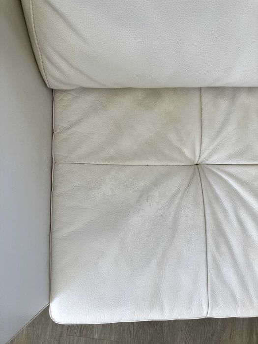 Sofá Antarte de pele branca