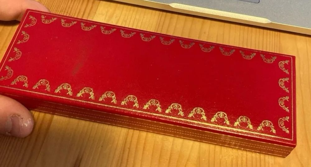 Caneta CARTIER VENDÔME Banho Ouro 24k  Spec.Edit.Les Must de Cartier