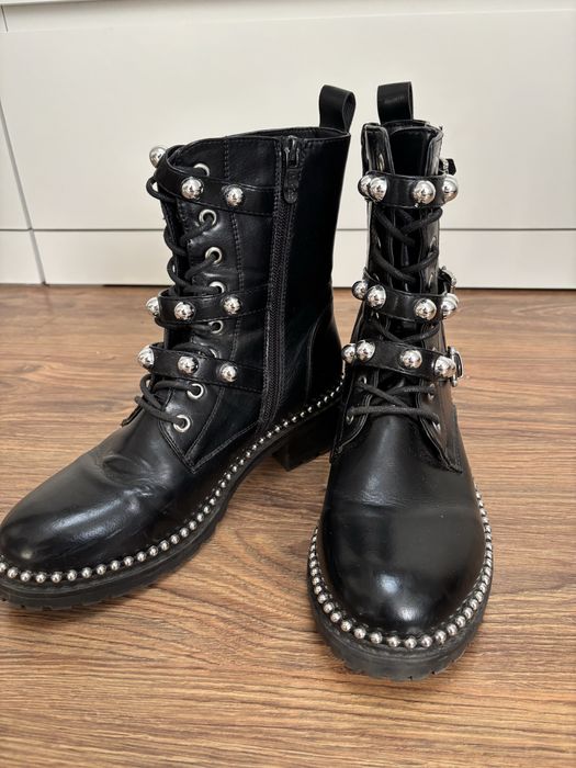 Czarne botki DeeZee za kostke r. 38