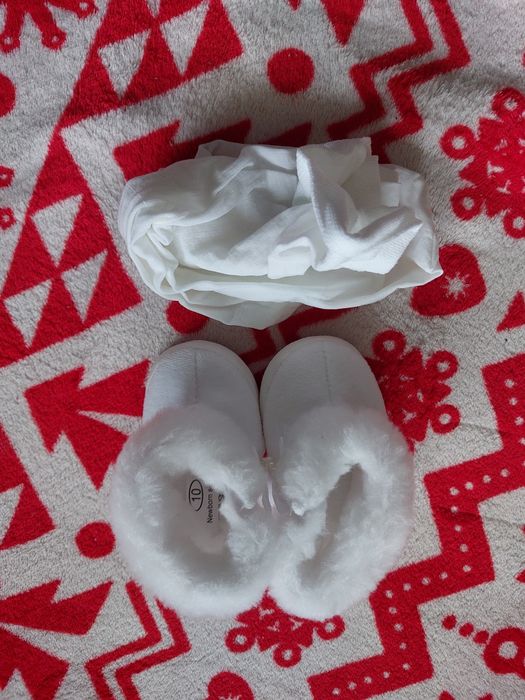 Ubranko zimowe do chrztu dla dziewczynki 62