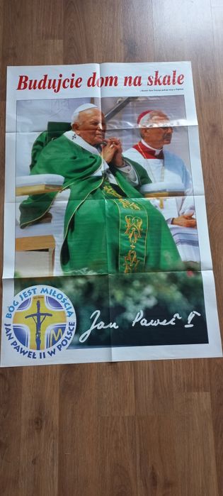Plakat Jan Paweł II dwustronny