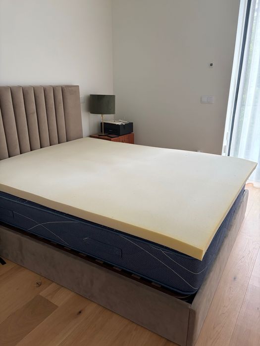 Memory foam mattress toper 160x200