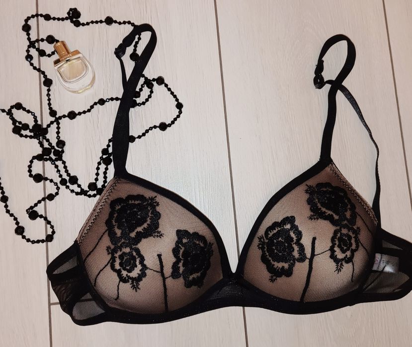 Бюстгальтер Италия Love and bra черный белый беж 70А-90Е