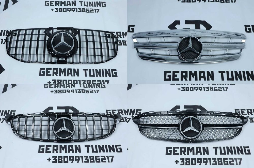 Решотка радиатора решітка мерседес mercedes w203w205w211w447w212w221