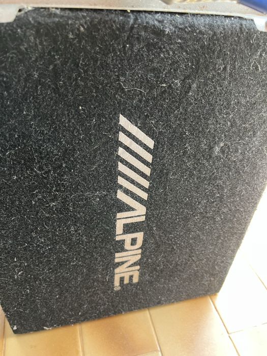 Subwoofer colunas alpine