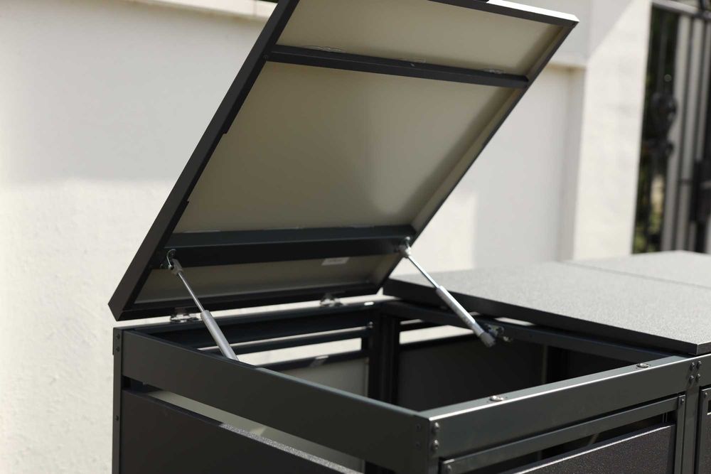 Zabudowy koszy Top Box Obudowy koszy Osłona kosza 4x240L Premium
