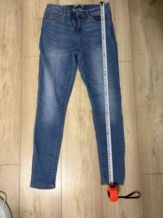 Spodnie dżinsy niebieskie dla dziewczynki