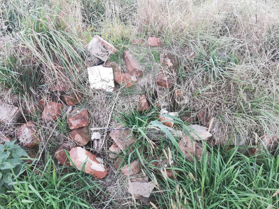 Gruz cegły Czerwone