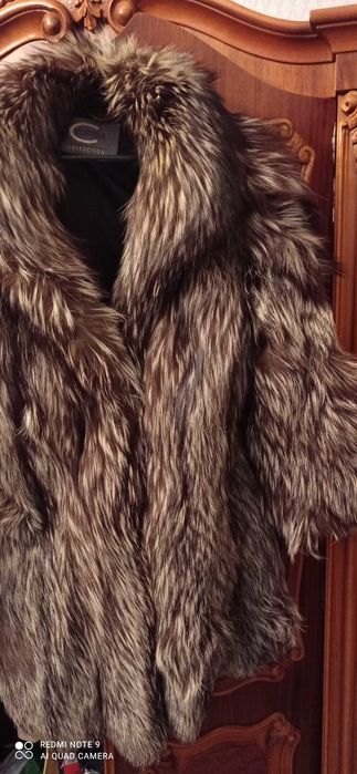 Полушубок  чернобурка