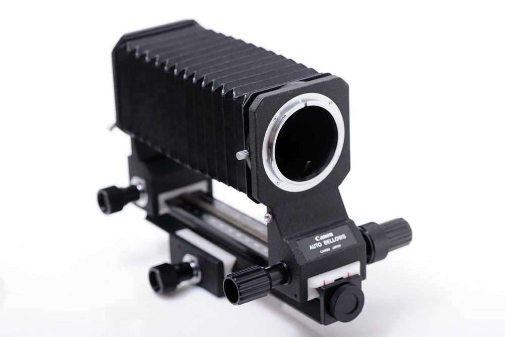 Canon FD mieszek macro zestaw