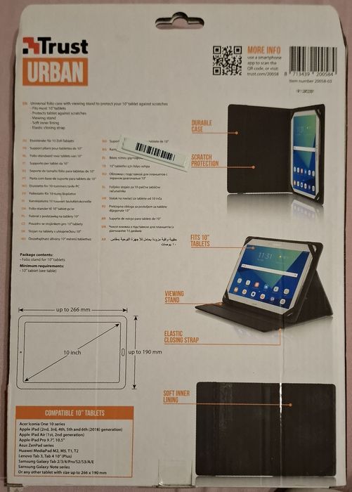 Pokrowiec Trust na tablet 10