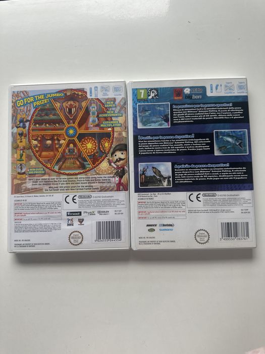 Jogos Wii Nintendo New Carnival Funfair e Shimano Extreme Fishing