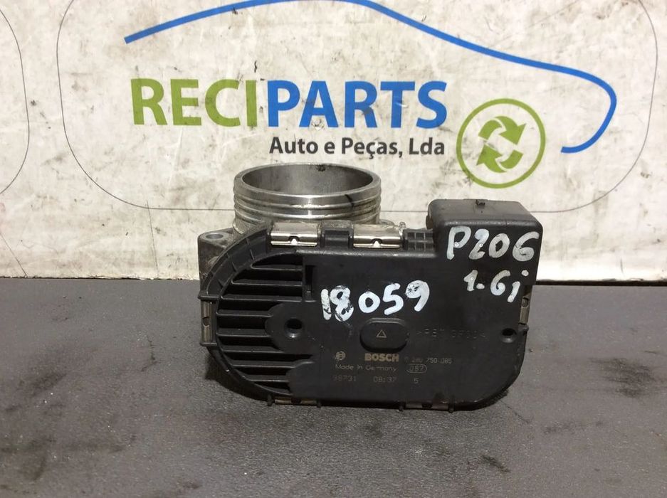 Borboleta da admissão Peugeot 206 1.6 i