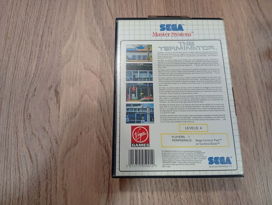 The Terminator Sega Master System Completo