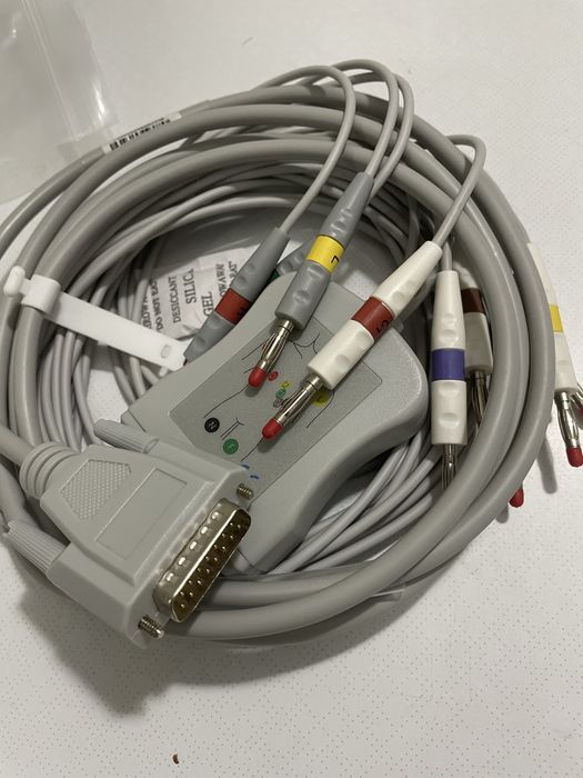 Cabo ecg 12 vias electrocardiografo