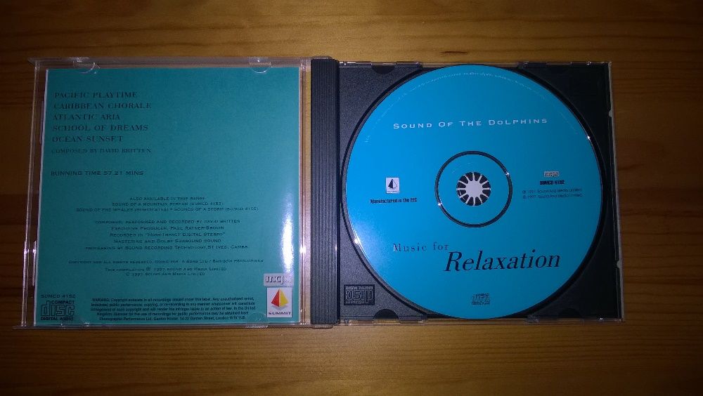 CD - Som de golfinhos - Música para relaxar