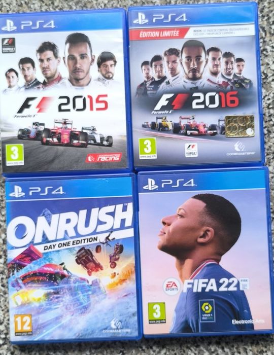 Conjunto de 4 jogos PlayStation 4