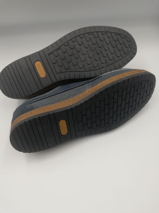 Buty męskie granatowe Dżins  przecierany rozmiar 43