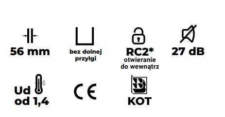 Drzwi DELTA UNIVERSAL Antywłamaniowe Atestowane RC2 dostępne od RĘKI!!