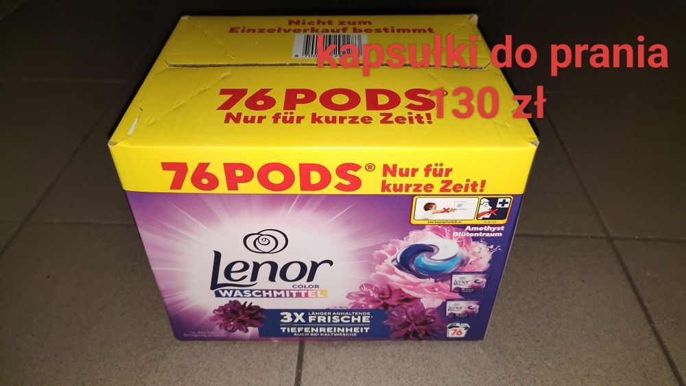Lenor kapsułki do prania z Niemiec