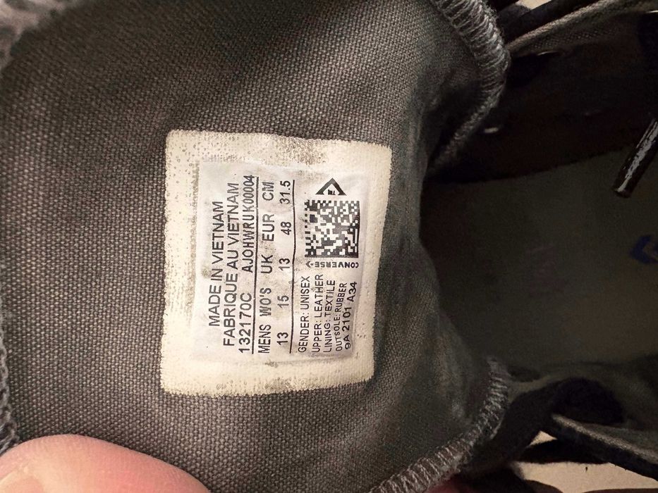 Botas Converse Chuck Taylor All Star Vintage Leather Pretas